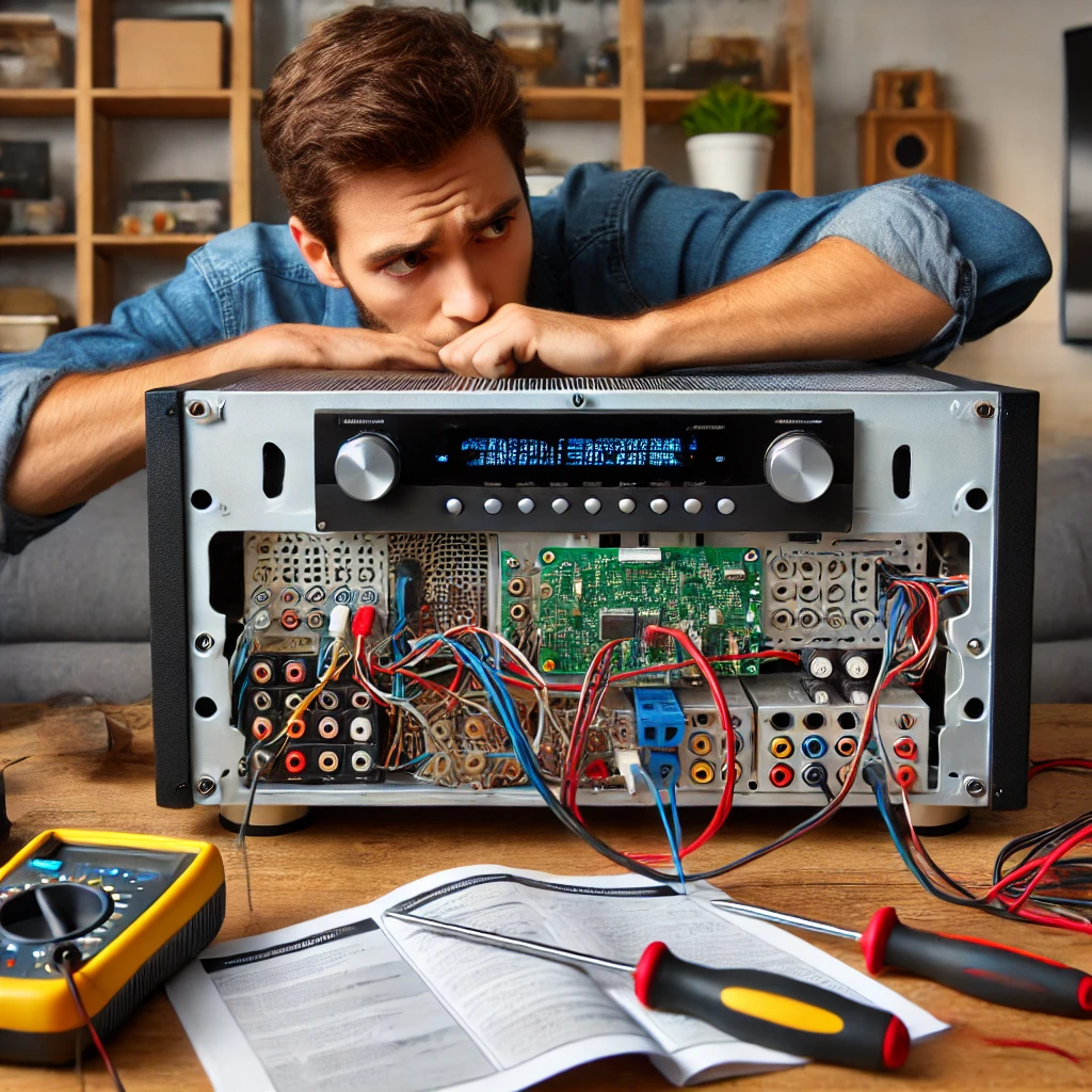 Stereo receiver troubleshooting guide